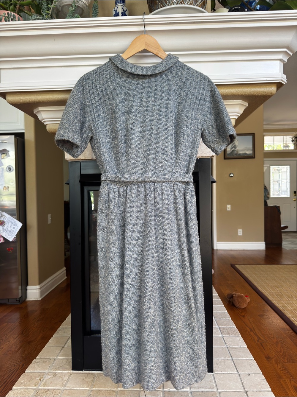 Vintage Lanz Original Marshall Field & Company Wool Boucle Dress